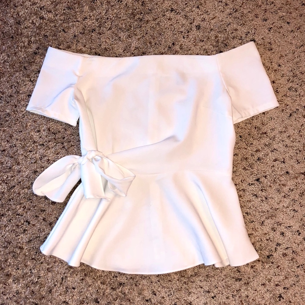 Forever 21 — off shoulder white top